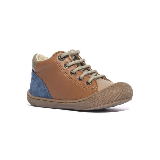 NATURINO 0012015282.01.1D97 SAND COGNAC INDIGO Sneakers Bambino