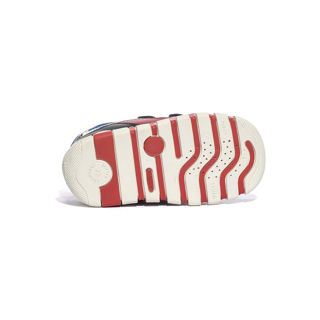 Sneakers Geox IUPIDOO BOY Blu B5655A 054FUNAVY RED  C0735 GEOX