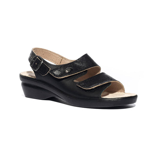 VALLEVERDE 25313 NERO Sandali Donna