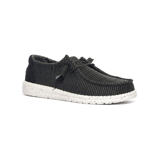 HEY DUDE HD.41878 Black White Slip-on Donna
