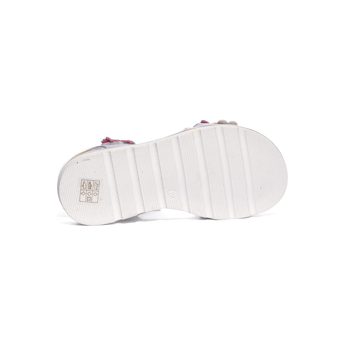 ASSO AG17904 SILVER MULTICOLOR Sandali Bambina