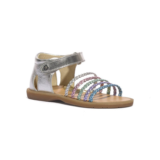 NATURINO 0010502667.09.2Q14 SILVER PINK Sandali Bambina