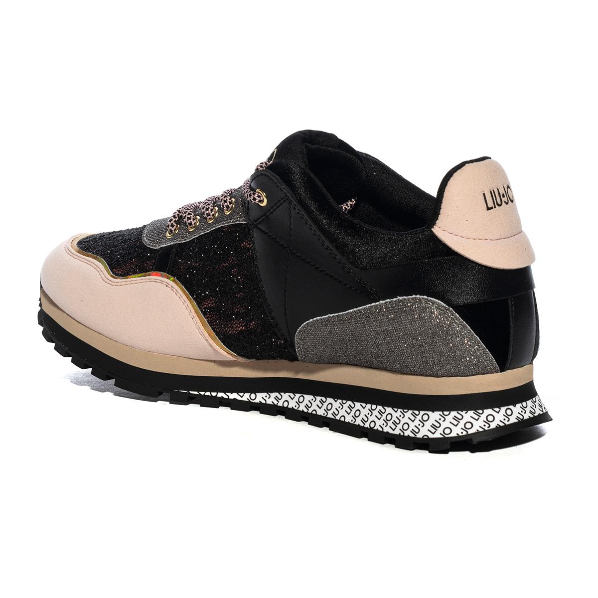 Sneakers Liu Jo Max Wonder 249 Nera E Cipria 4F2767TX279S1007BLACK NUDE LIUJO