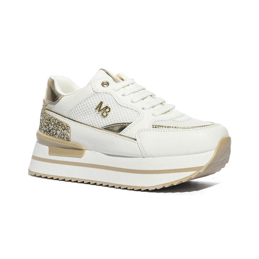 MARIELLA BURANI 52090 WHITE PLATINOWHITE PLATINO Sneakers Donna