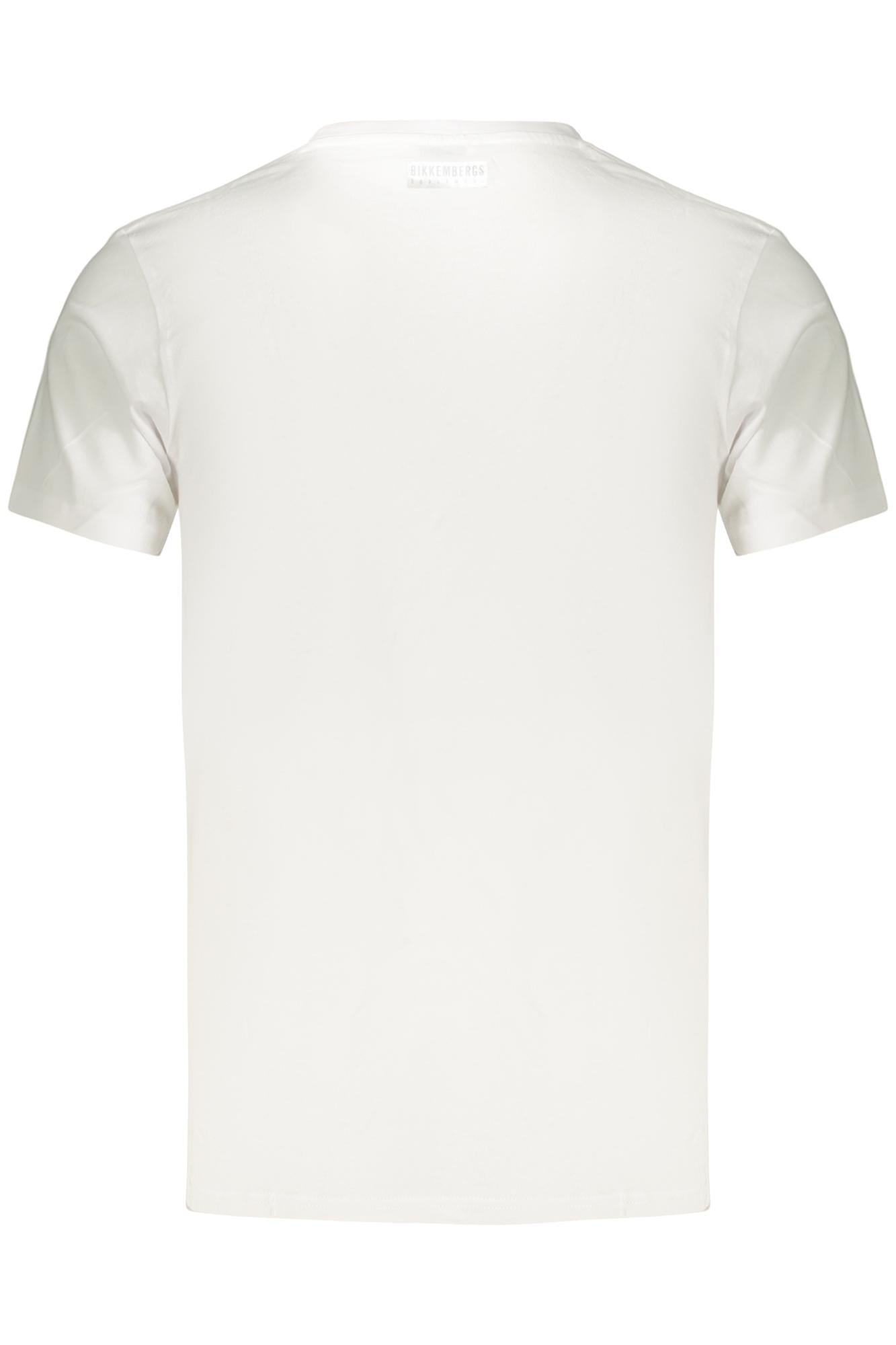 BIKKEMBERGS BKK3MTS02_BIWHITE Bianco T-Shirt Uomo