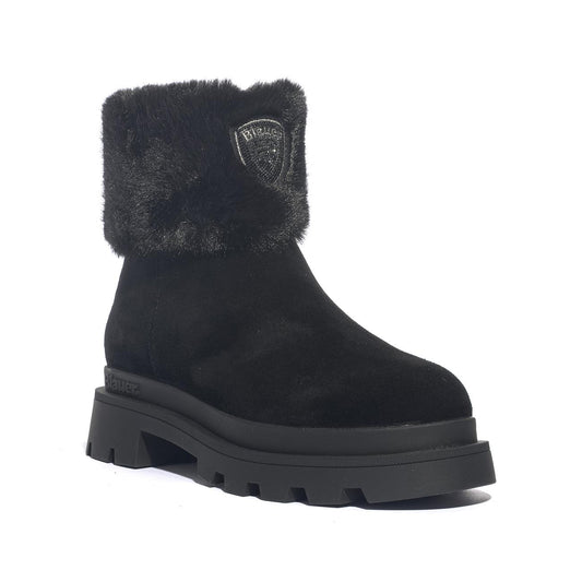 BLAUER F5KIMMEL10 BLACK Stivaletti Donna