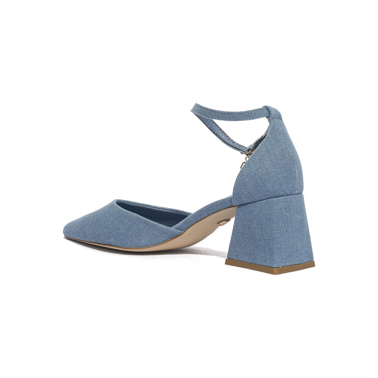 GOLD & GOLD GY365 NAVY Decollete Donna