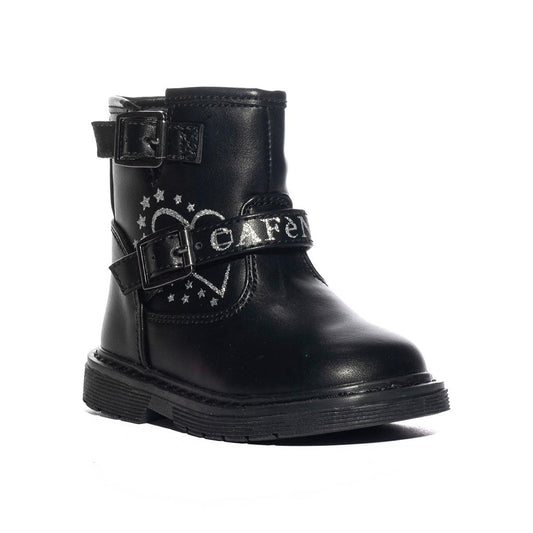 CAFèNOIR C1500 BLACK Stivaletti Bambina