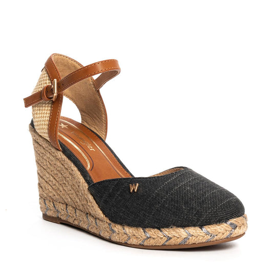 WRANGLER WL21590 BLACK Espadrillas Donna