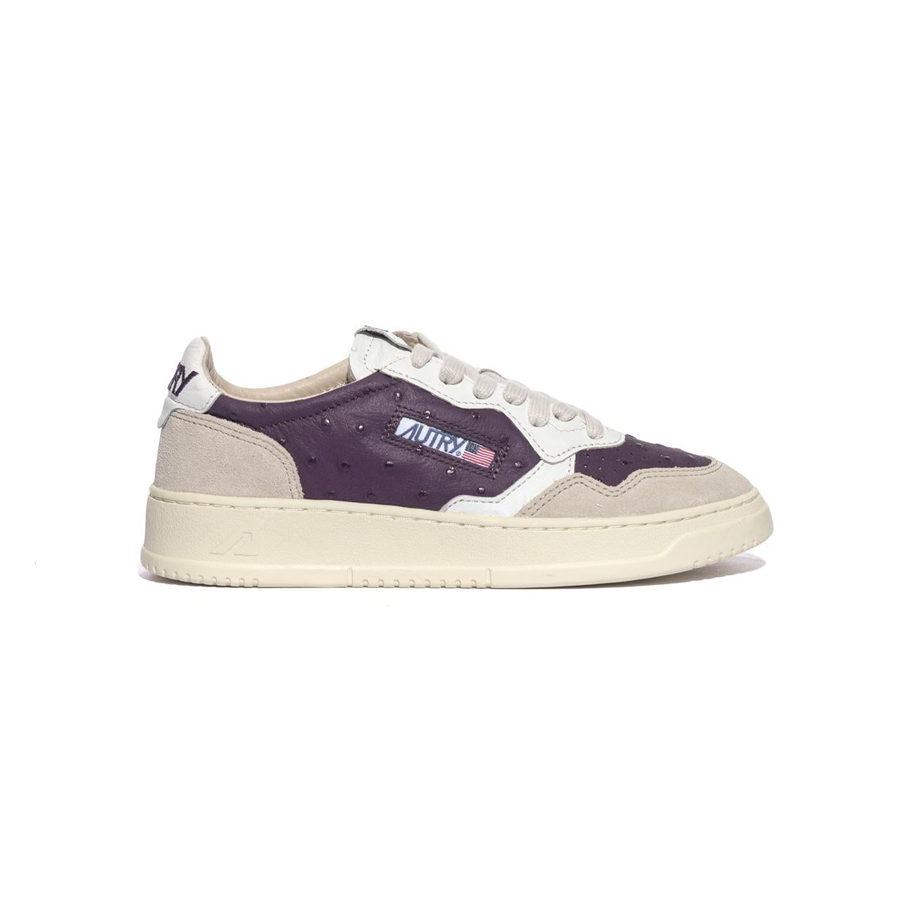 Sneakers Autry Aulwer01 Beige Bordeaux AULWER01BRDXSAND AUTRY
