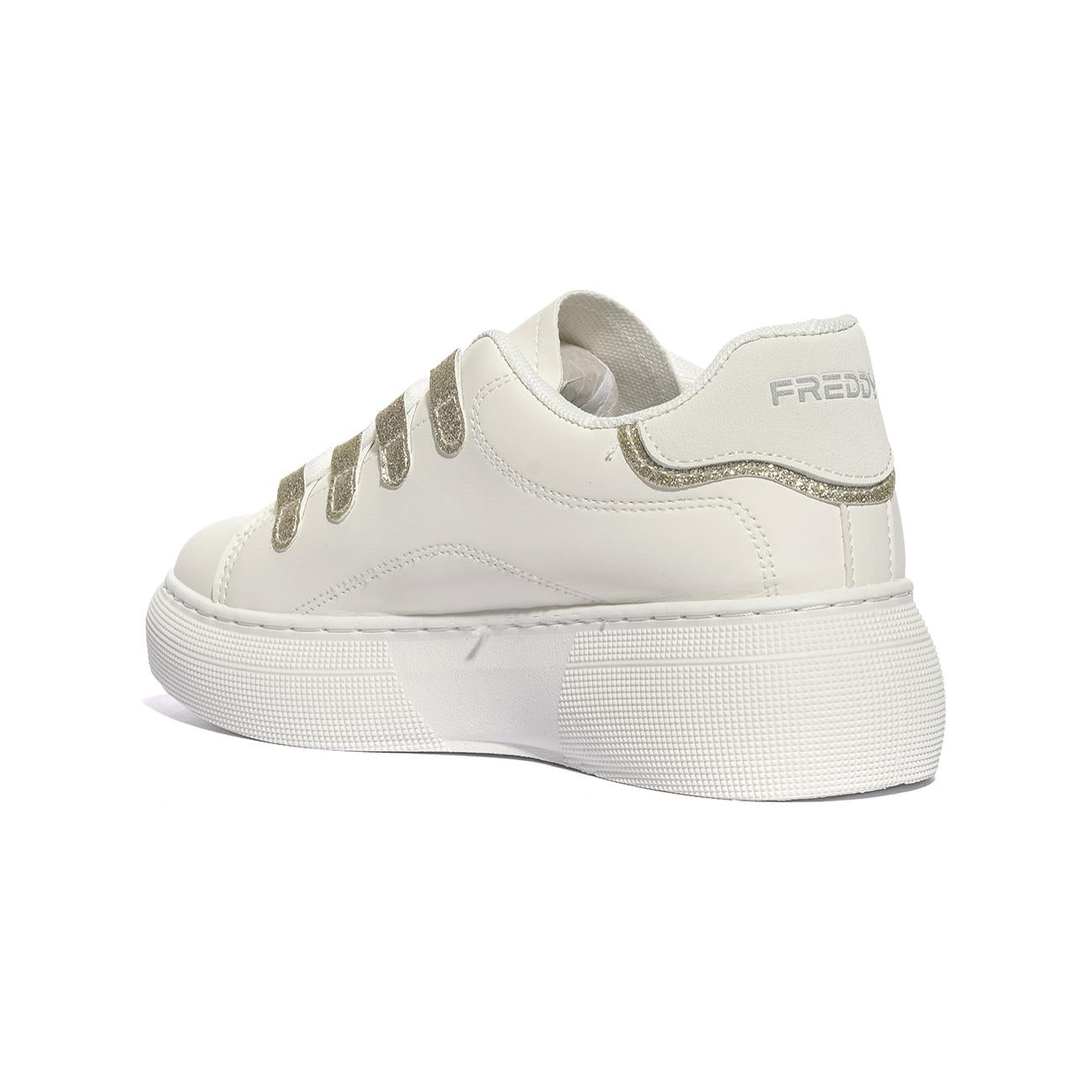 Sneakers Freddy Fy7714 Bianche FY7714WHITE FREDDY