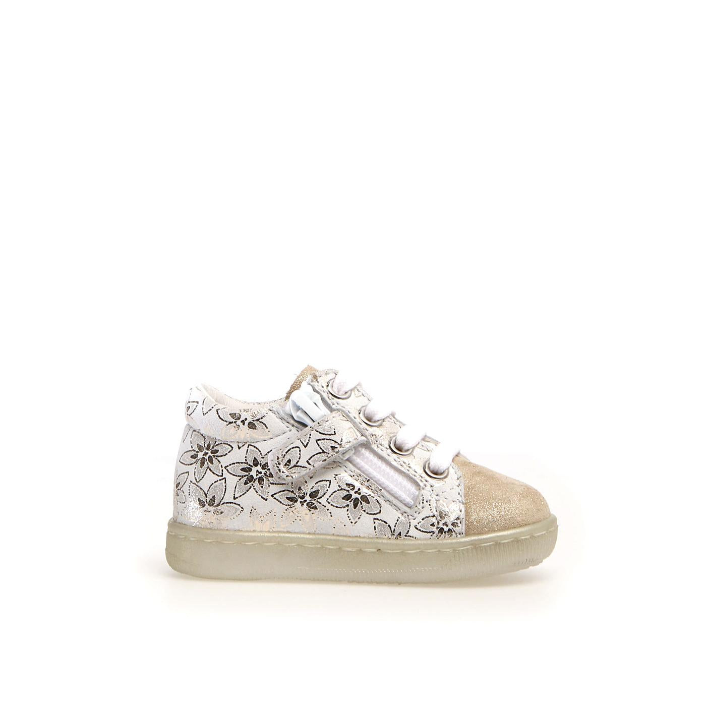 Sneakers FALCOTTO JAY ZIP SUEDE GLITTE PLATINUM 0012015572-26-0Q06PLATINUM FALCOTTO