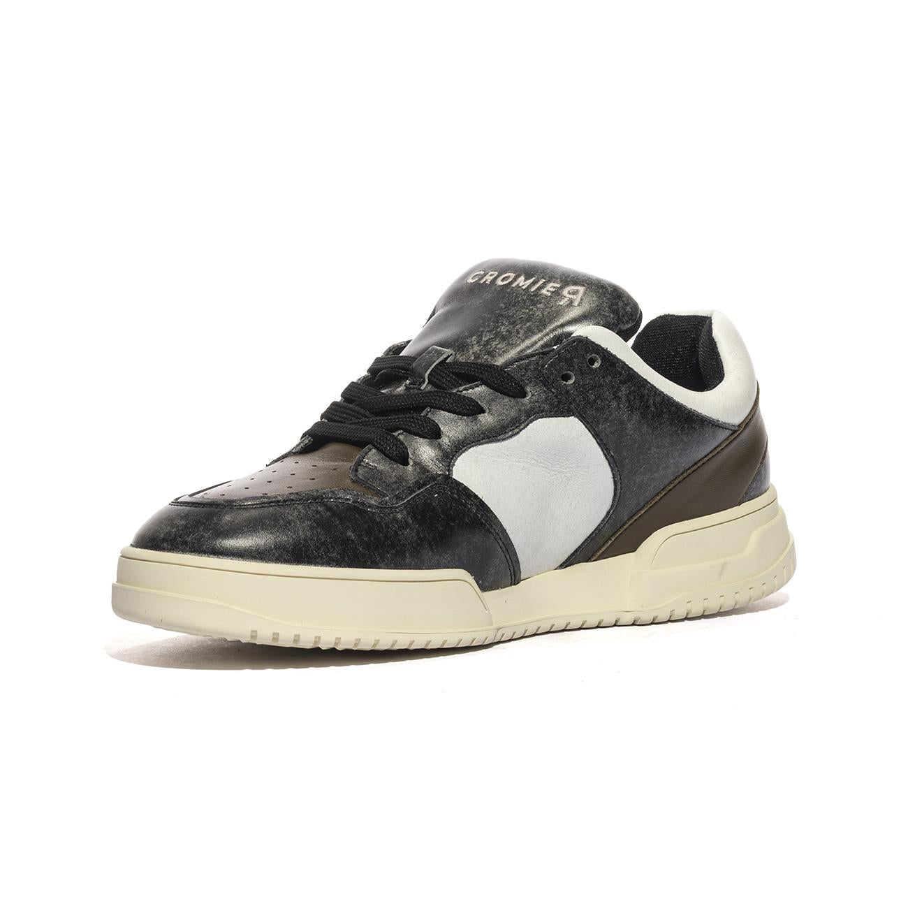 Sneakers Cromier T-NAP Bianche Nere C7E3BLACKtruffle CROMIER