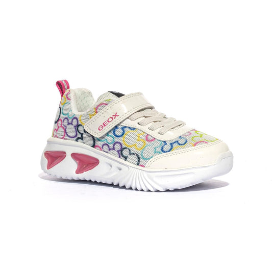 GEOX J45E9D 09LHH WHITE MULTICOLOR C0653 Sneakers Bambino
