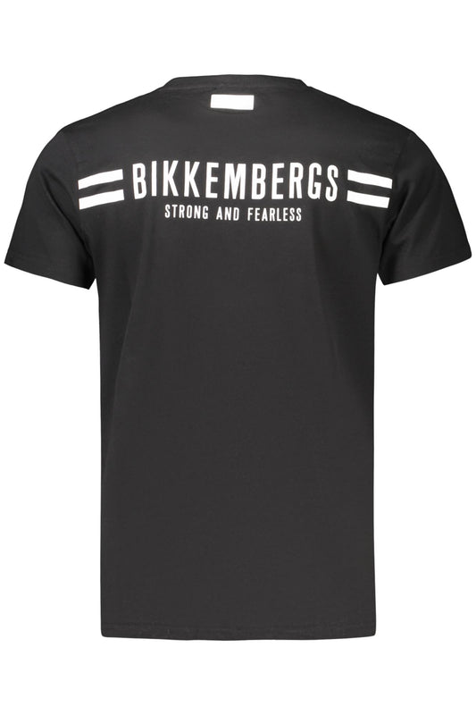 BIKKEMBERGS BKK3MTS04_NEBLACK Nero T-Shirt Uomo