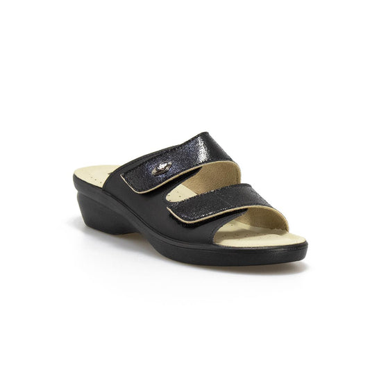 VALLEVERDE 25312 NERO Ciabatte Donna