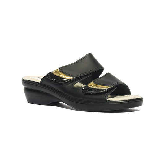 VALLEVERDE 25315 NERO Ciabatte Donna