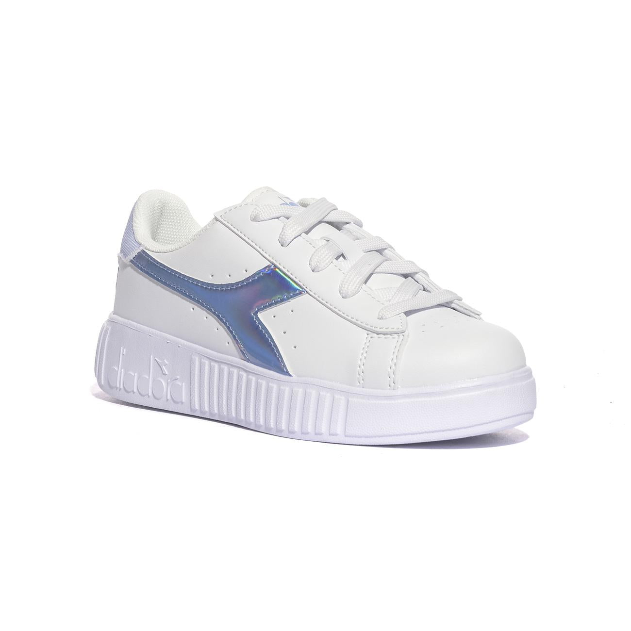 Sneakers Diadora GAME STEP FROST PS Bianche 101182127SKY-BLUE LUSTRE DIADORA