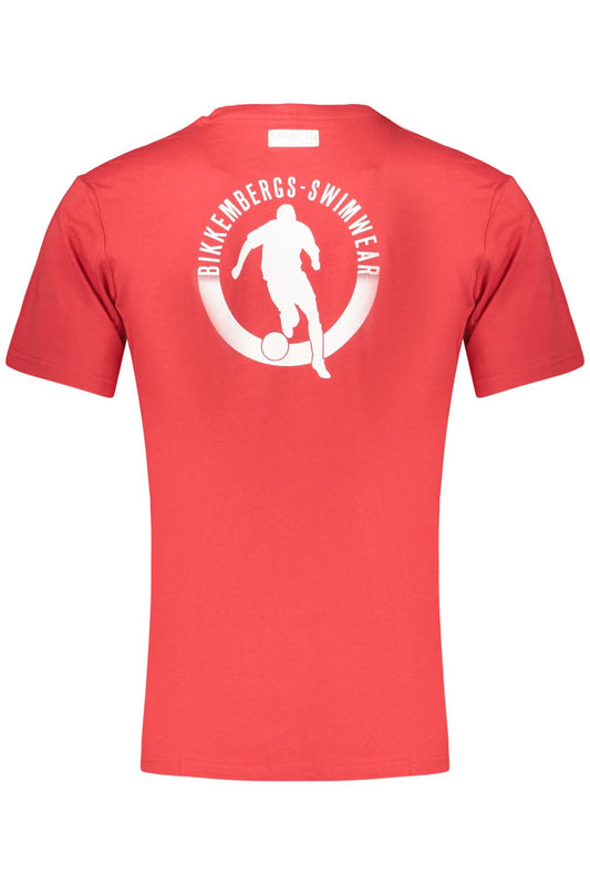 BIKKEMBERGS BKK2MTS01_RORED Rosso T-Shirt Uomo