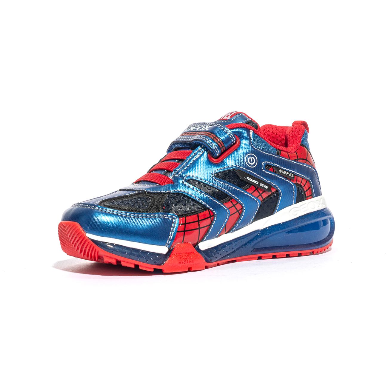 Sneakers Geox BAYONYC BOY Blu Rosse J26FEB 011CENAVY ROYAL C4226 GEOX
