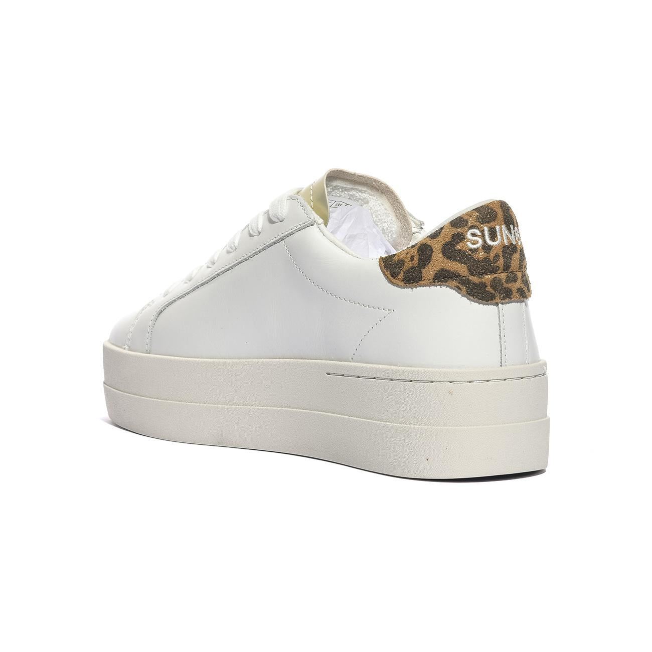 Sneakers Sun68 BIG KATY LEATHER Bianche Oro Z45235BIANCO ORO SUN 68
