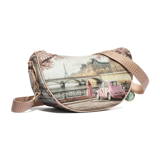 Y-NOT YES717S6 PARIS EN ROSE BORSA TRACOLLA PICCOLA Donna
