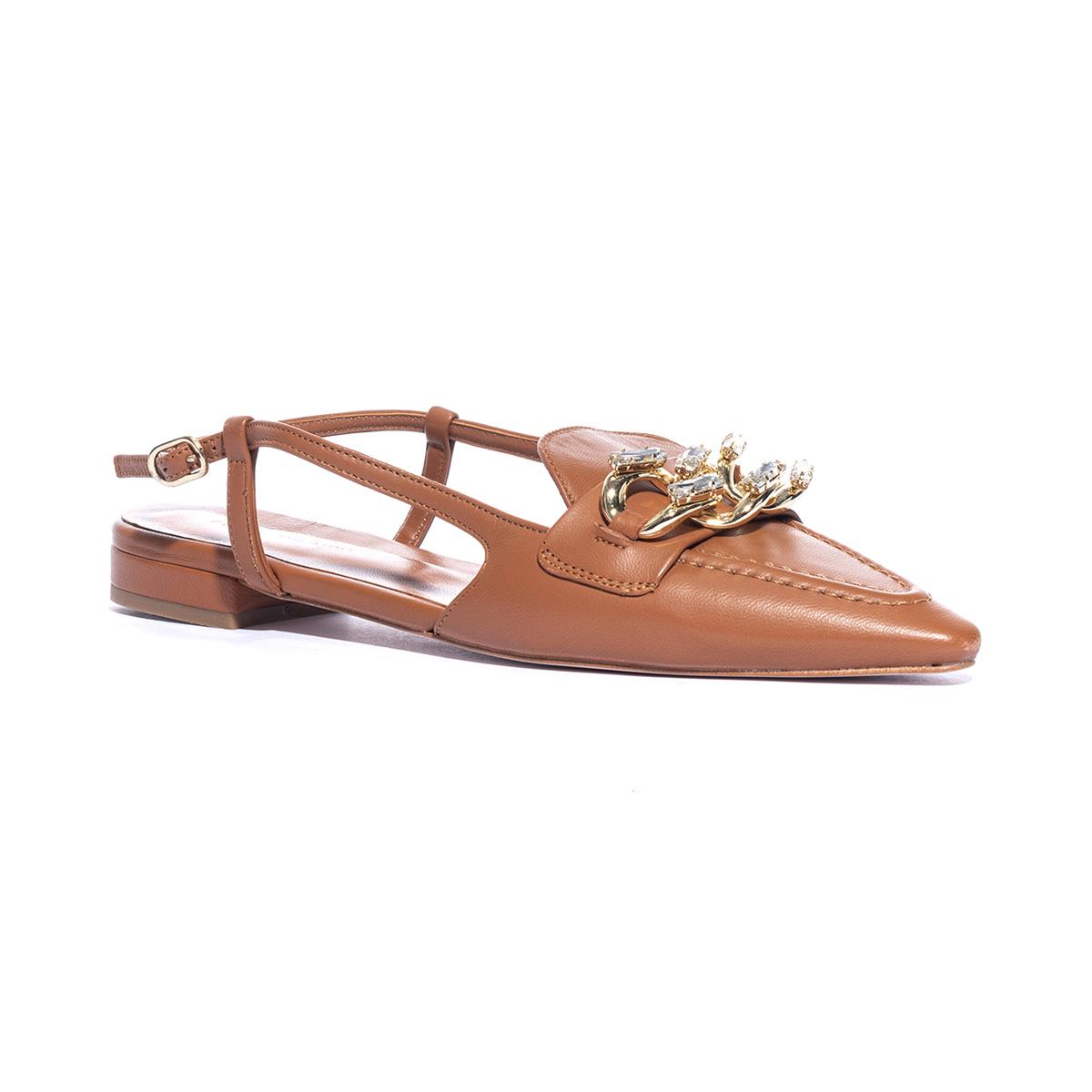 Slingback Frau 92t3 Cuoio 92T3WOOD FRAU