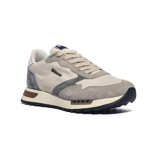 BLAUER S6RYDER01 NYS CREAM GREY Sneakers Uomo