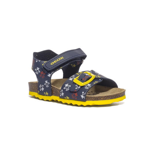 GEOX B922QA 4 NAVY YELLOW C4054 Sandali Bambino