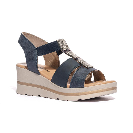 VALLEVERDE 55581 BLU Sandali Donna