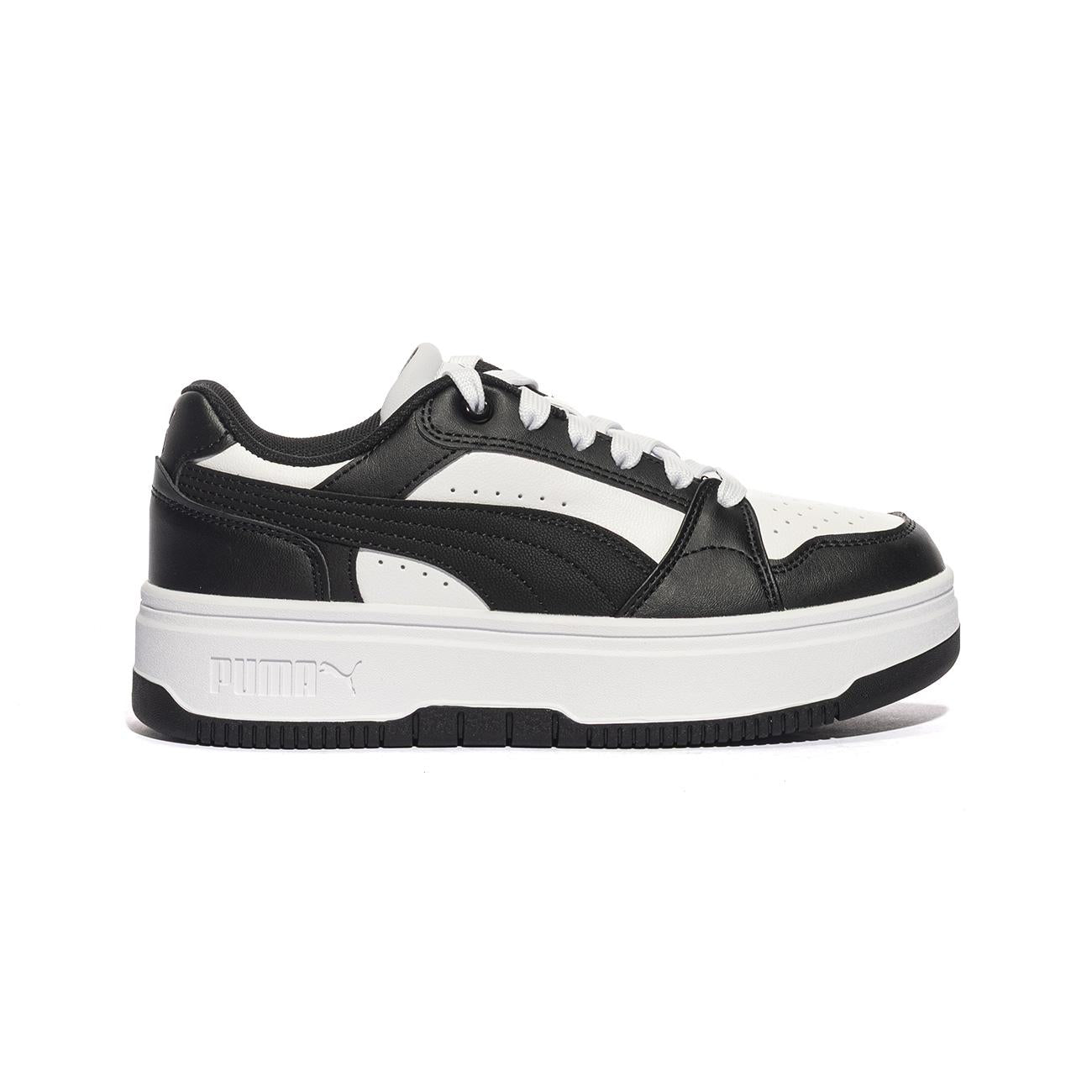 Sneakers puma REBOUND FEMME LOW Bianche Nere 402592-02WHITE BLACK PUMA