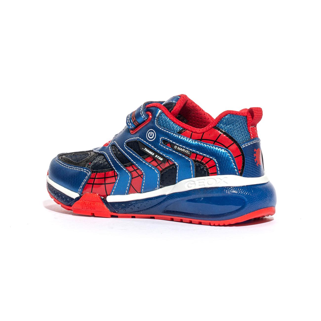 Sneakers Geox BAYONYC BOY Blu Rosse J26FEB 011CENAVY ROYAL C4226 GEOX