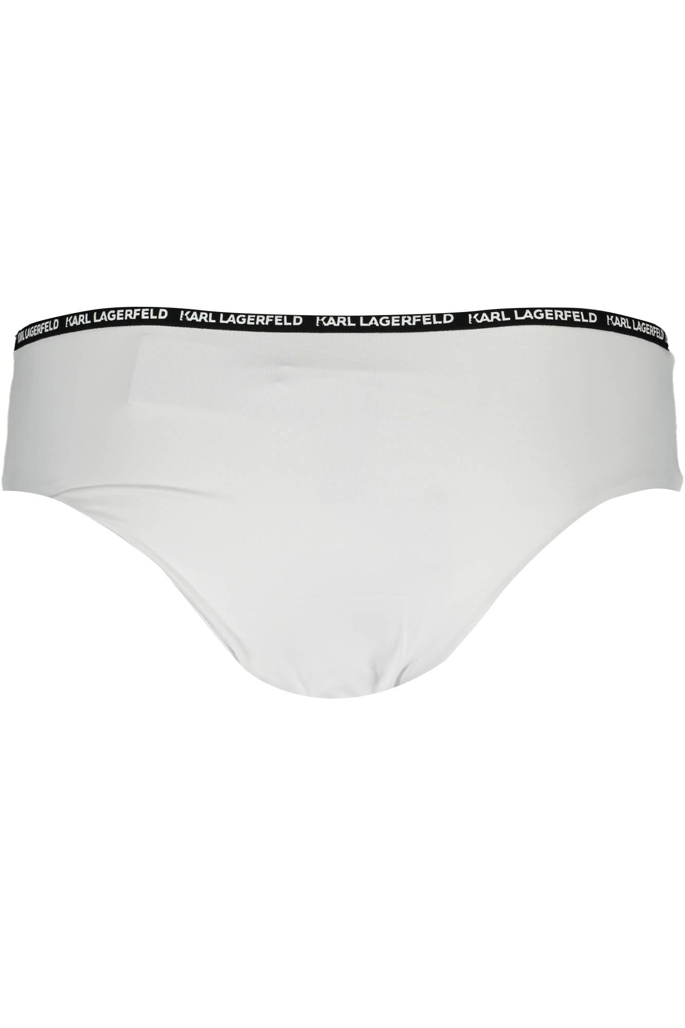 KARL LAGERFELD KL21WBT02_BIANCO_WHITE Bianco Costumi Donna