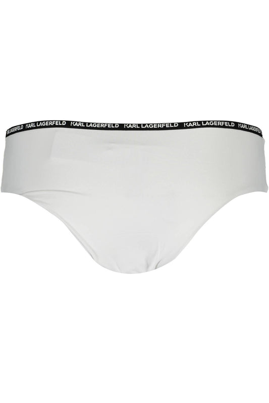 KARL LAGERFELD KL21WBT02_BIANCO_WHITE Bianco Costumi Donna