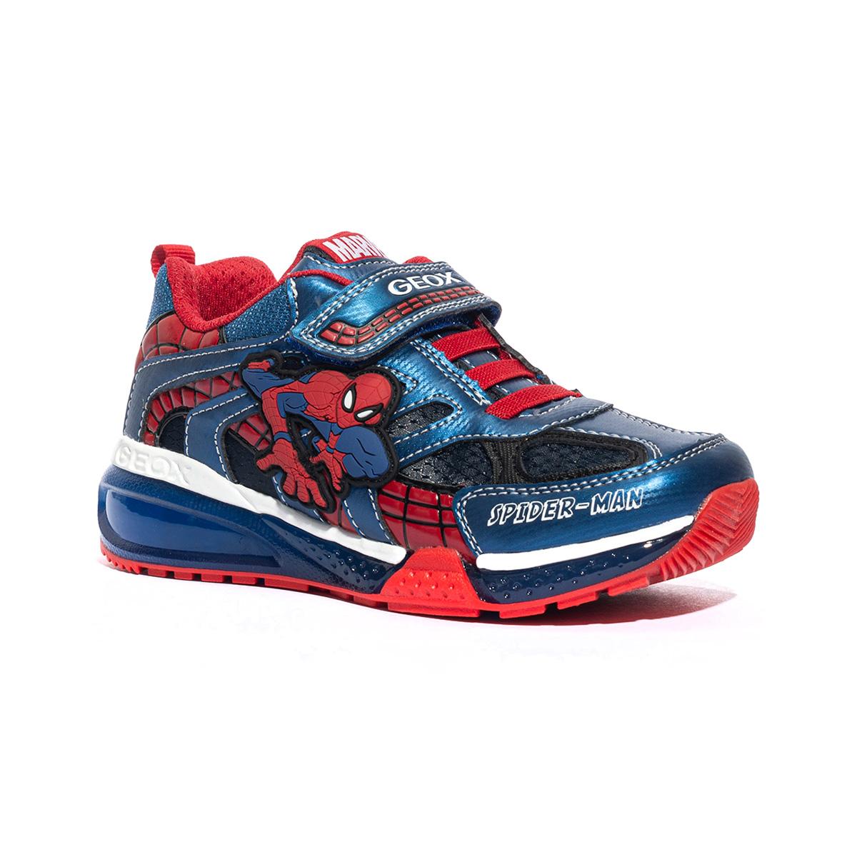 Sneakers Geox BAYONYC BOY Blu Rosse J26FEB 011CENAVY ROYAL C4226 GEOX