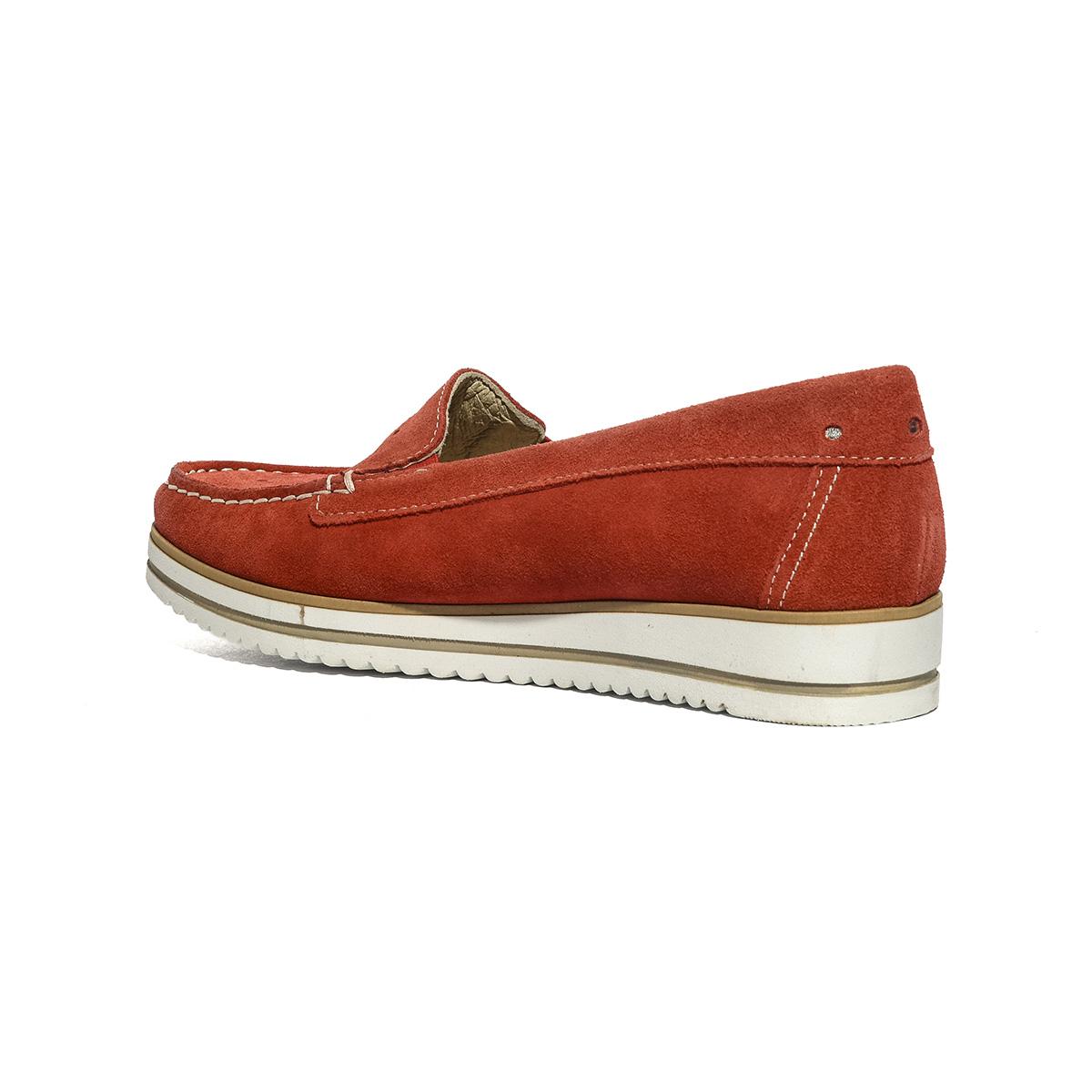 VALLEVERDE 11121 ROSSO Mocassini Donna