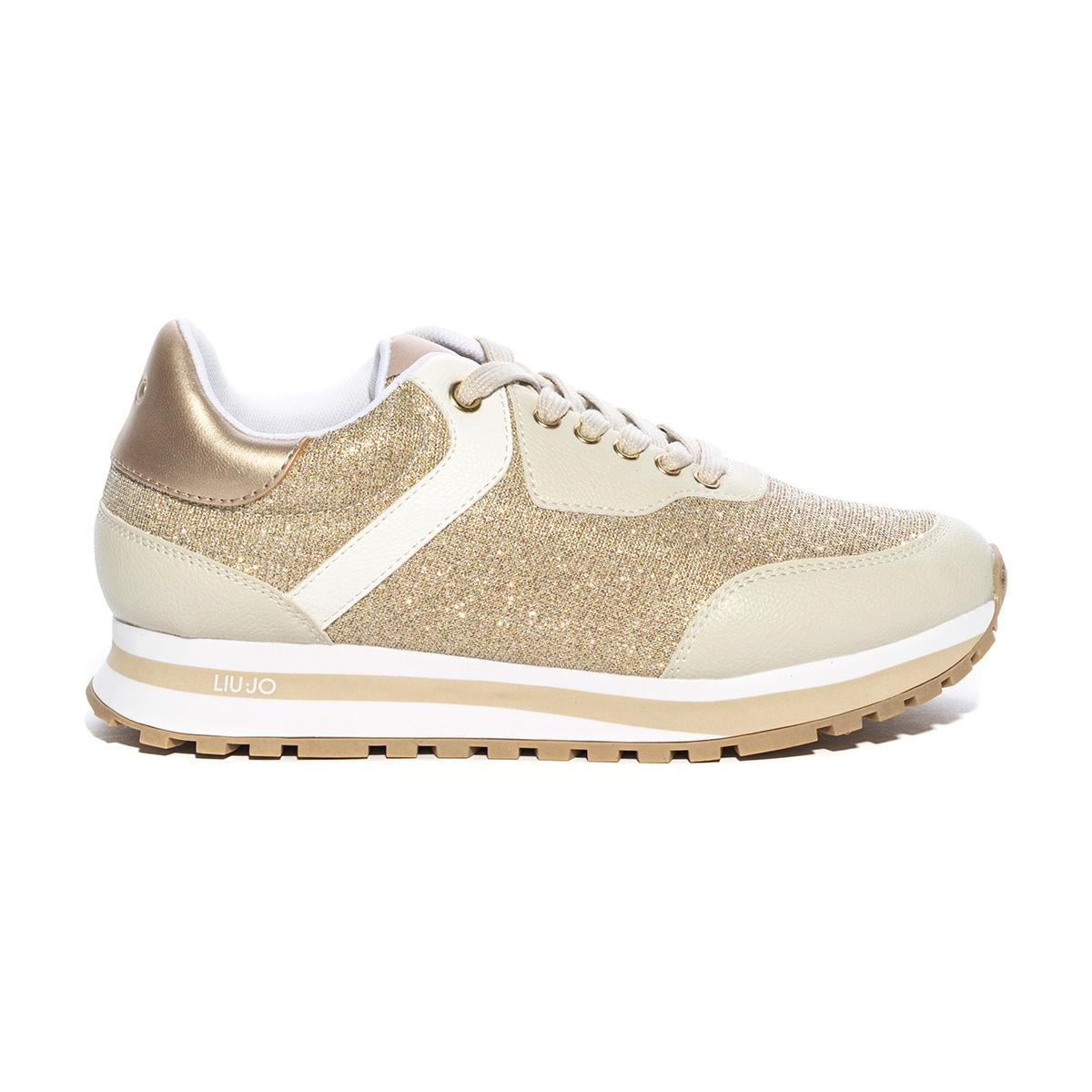 sneakers liu jo wonder rosa 4A3723EX049S1400LUREX META MILK LIUJO