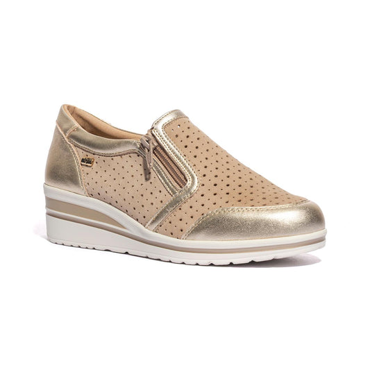 VALLEVERDE V49451 SUEDE BEIGE Slip-on Donna
