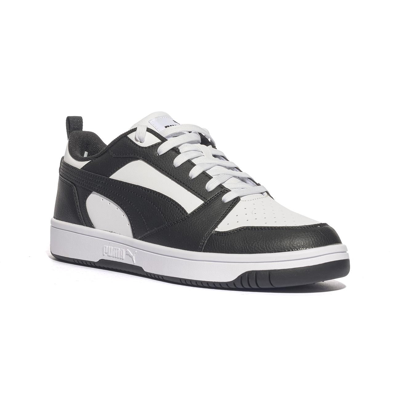 Sneakers Puma Rebound v6 Low BIanche Nere 392328-01white PUMA
