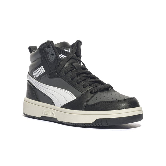 PUMA 393831-29 BLACK WHITE GREY Sneakers Donna