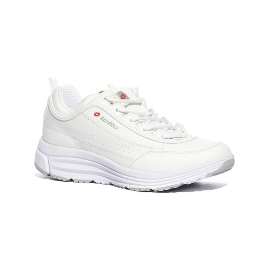LOTTO 214690 ALL WHITE FLAME RED Sneakers Donna