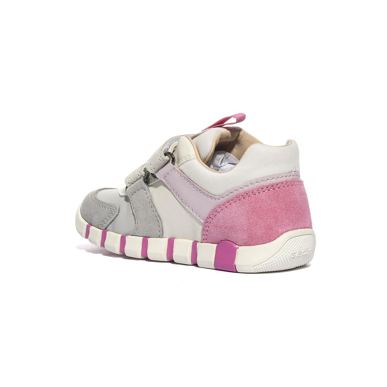 Sneakers Geox IUPIDOO GIRL BIanche Rosa B3558C 05422GREY FUCHSIA         C0874 GEOX