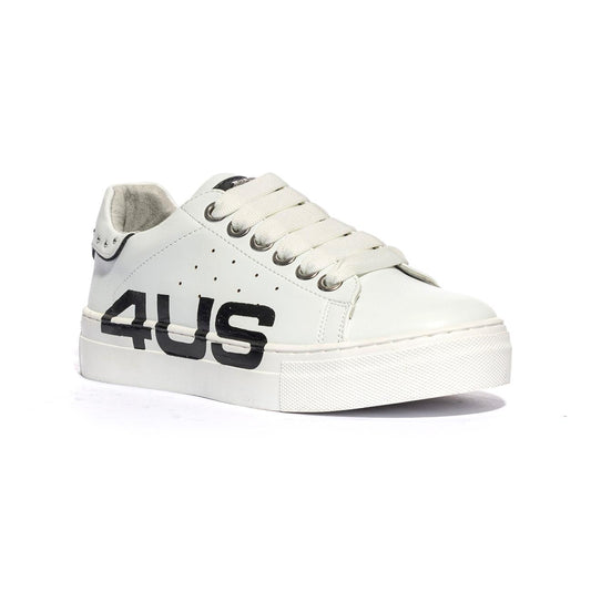 4US 41014 WHITE Sneakers Bambina
