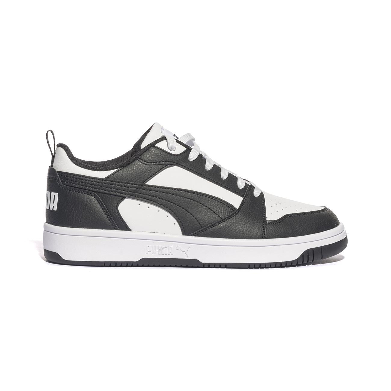Sneakers Puma Rebound v6 Low BIanche Nere 392328-01white PUMA
