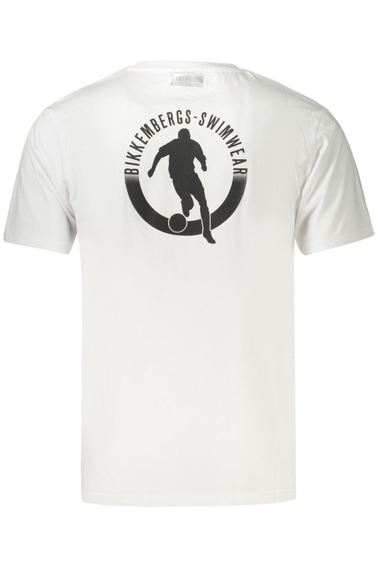 BIKKEMBERGS BKK2MTS01_BIWHITE Bianco T-Shirt Uomo