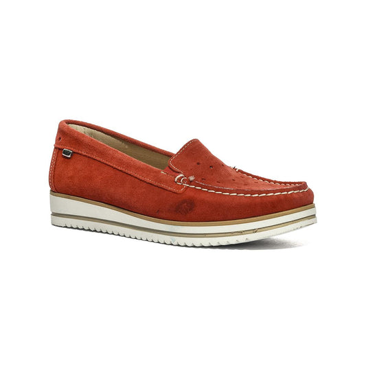 VALLEVERDE 11121 ROSSO Mocassini Donna