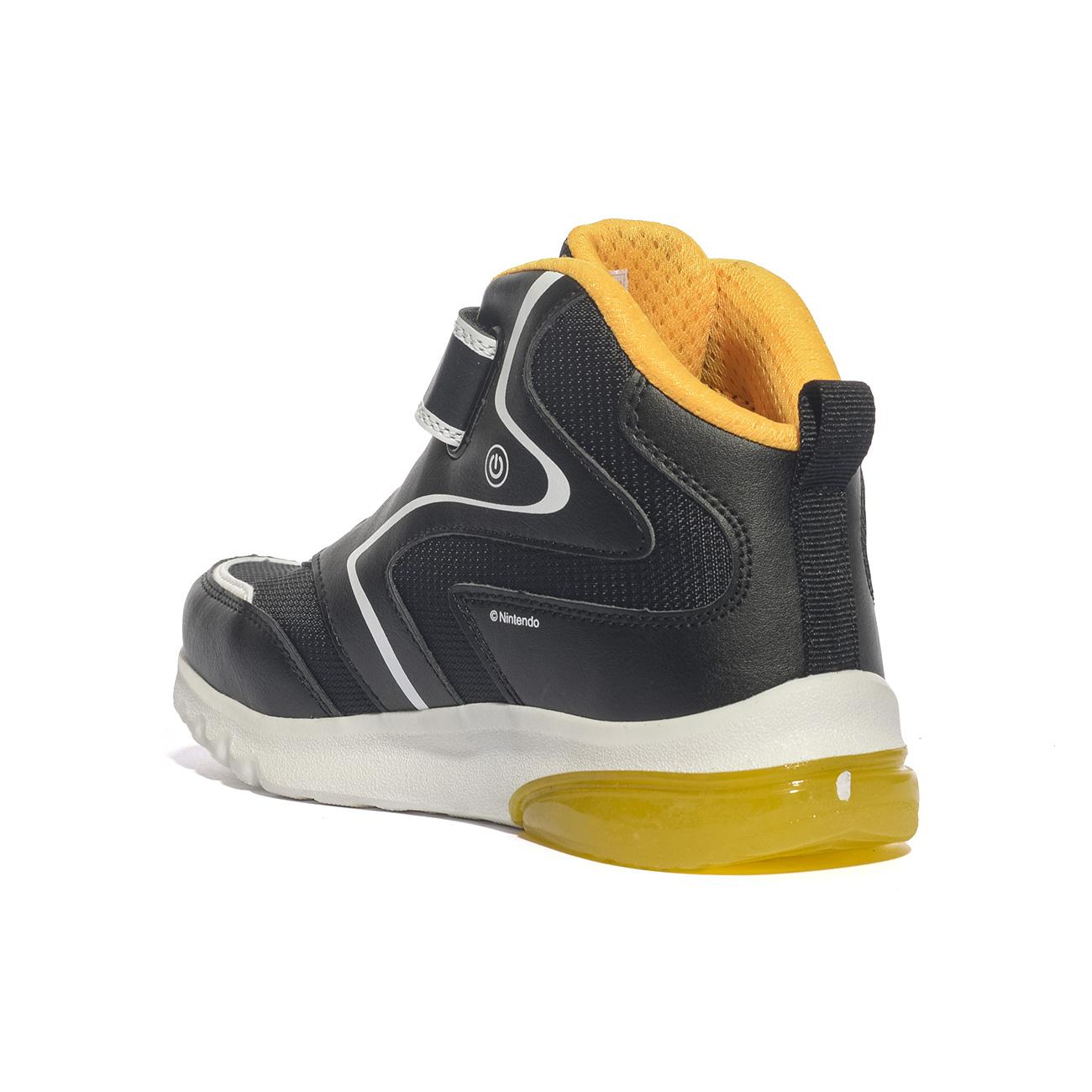 Sneakers Geox CIBERDRON BOY Nere Gialle J46LBJ 054FUBLACK YELLOW C0054 GEOX
