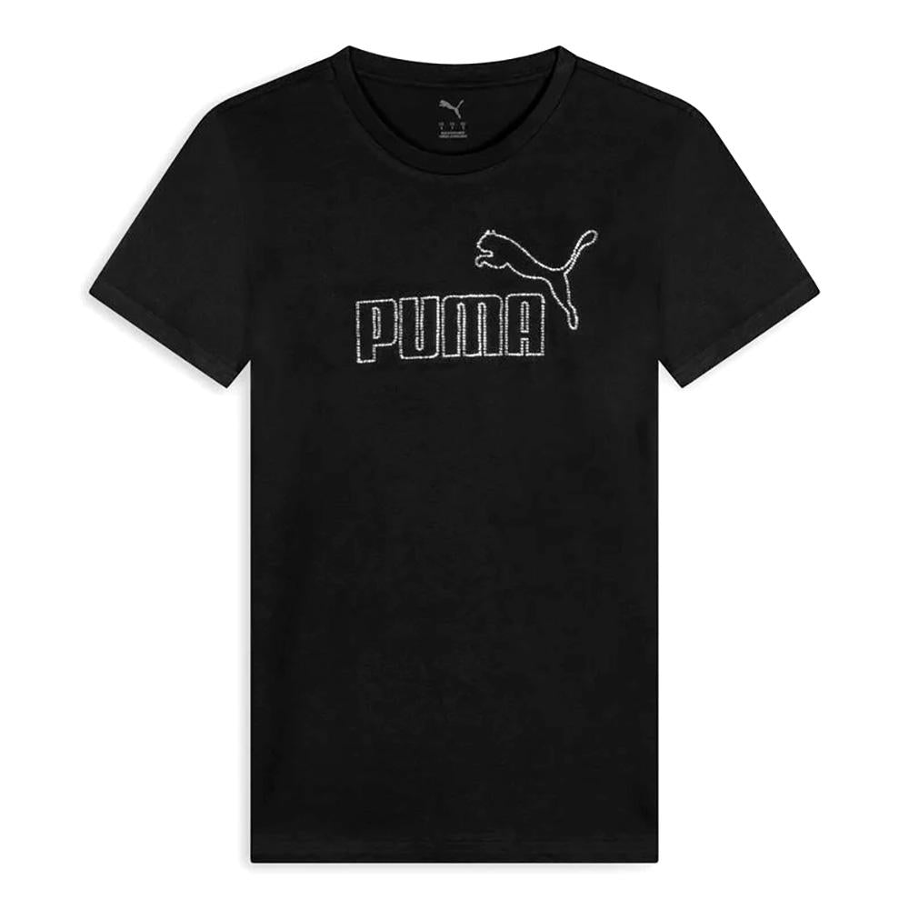 PUMA 693519-01 black T-Shirt Donna