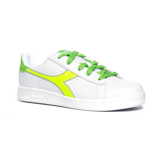 DIADORA 101.179742 BIANCO VERDE FLASH Sneakers Bambino