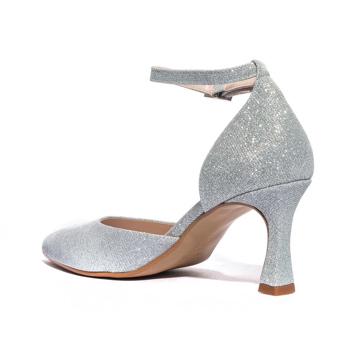 KISS KRISS 5372 ARGENTO. Decollete Donna